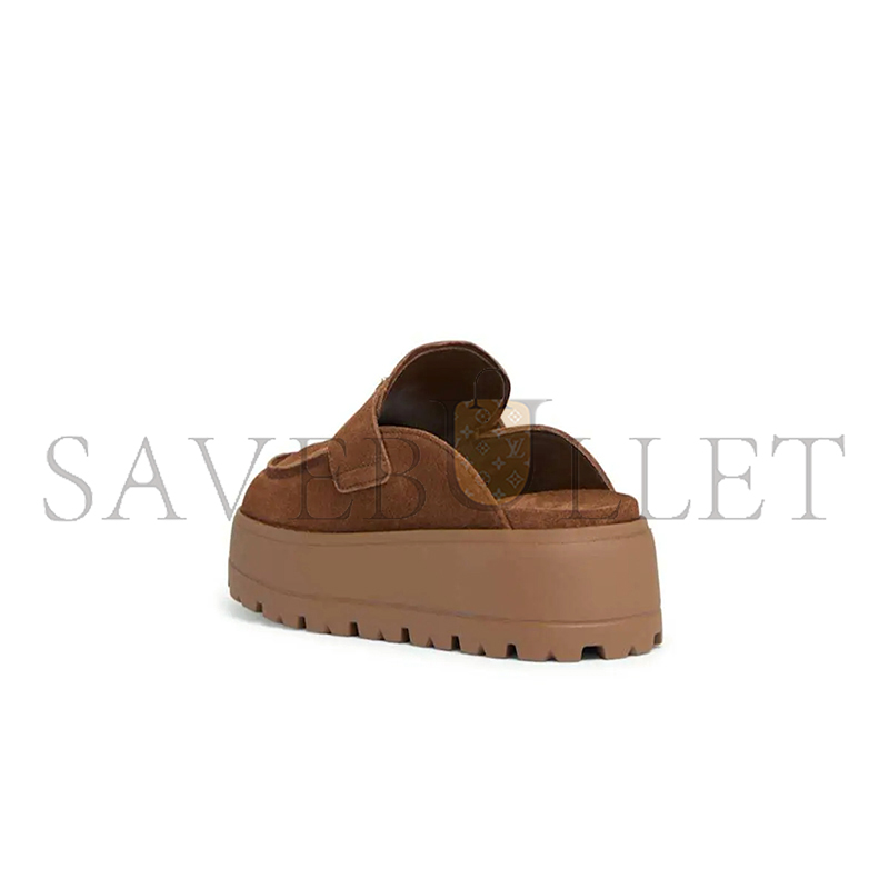 PRADA FUSSBETT SUEDE LOAFER MULES 301413